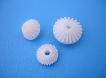 Material moldando POM das peças da injeção plástica plástica da engrenagem cônica da engrenagem